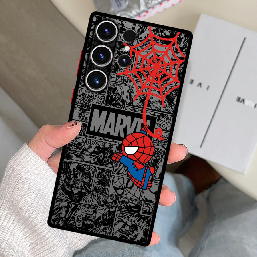 Милый Человек-паук Marvel Чехол для телефона для Samsung Galaxy S26 S20 S22 S24 Plus S21 S23 FE S25 Ultra Note 20 10+
