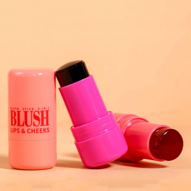 Румяна-стик Fruity Lip Dye Stick Блеск для губ и щек двойного назначения с натуральным контуром губ