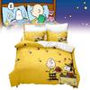 Cartoon Print Digital Duvet Cover Pillowcase Set Bedroom Gift Bedding