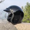 Ретро-шлем для мотоцикла, сертифицированный 3C, Универсальный дизайн ¾ для мужчин и женщин, Подходит для всех сезонов