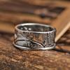 1PC New Vintage Rings for Men Half Dollar 1945 Ring Jewelry Party Rings Morgan Coin Ring Handmade Jewelry Size 7-13