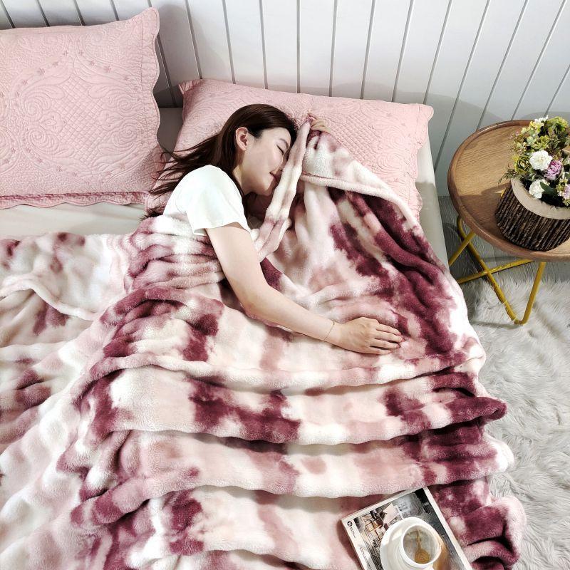 Soft Coral Fleece Blanket Nap Leisure Throw Blanket Air Conditioning Blanket Home Blanket Holiday Gift