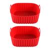 Silicone Air Fryer Basket Tray Reusable Silicone Liners for Air Fryer BPA-Free
