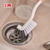 Bristle Hard Gap Cleaning Brush For Kitchen Sink Bathroom Tiles With Pp Nylon Handle