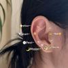 She Yuwu Star Moon Earrings Set: Women's Luxury Niche Fashion Ear Cuffs (10 Pieces)