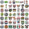 World Cup Soccer Stickers 50pcs DIY Scrapbook Decals Football Souvenir Decorations