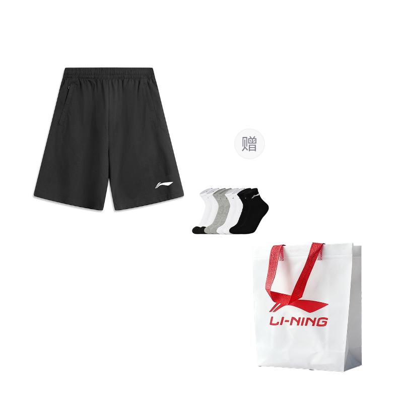 Повседневные шорты Li Ning Унисекс Черный AAPV163-1