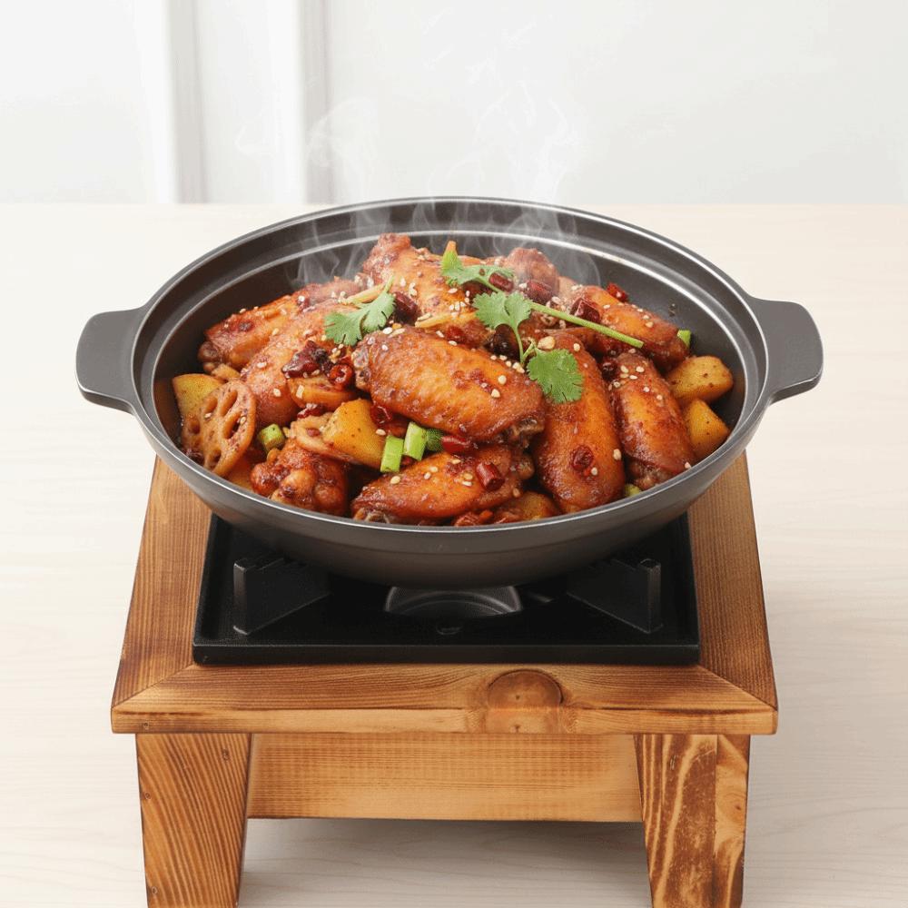 Wood Frame Barbecue Oven Furnace Aluminum Zinc Zinc Alloy Charcoal Oven Stove Camping Oven Stove  Restaurant