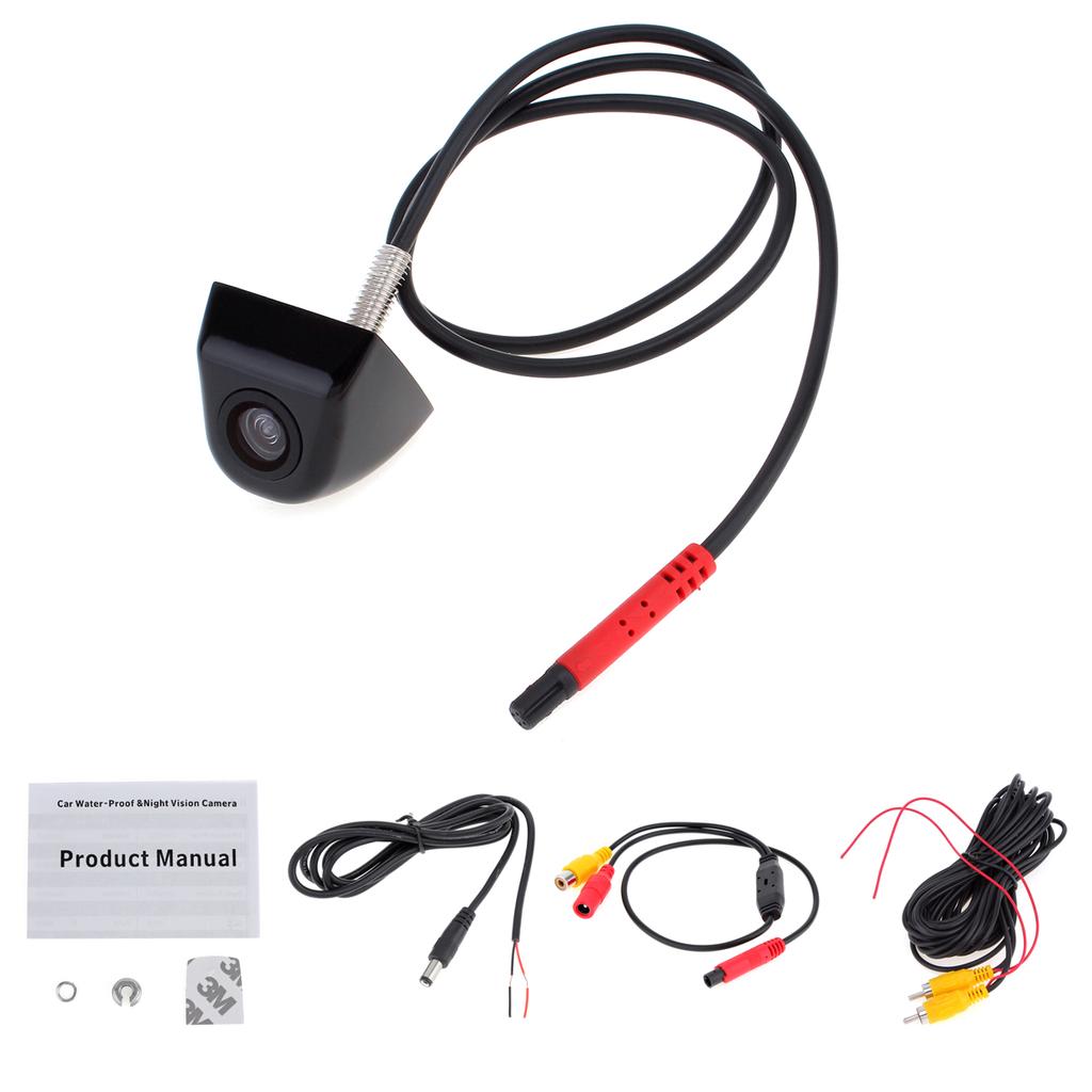 170-градусная автомобильная камера заднего вида ночного видения IP67 Водонепроницаемая резервная парковочная камера заднего вида