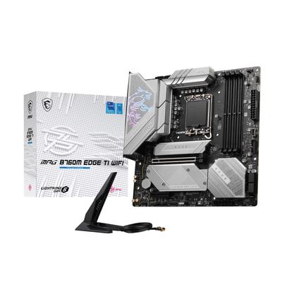 MSI MPG B760M EDGE TI WIFI Intel Core процессор поколения совместимый LGA1700 DDR5 B760 чипсет материнская плата MPG B760M EDGE TI WIFI MB6464