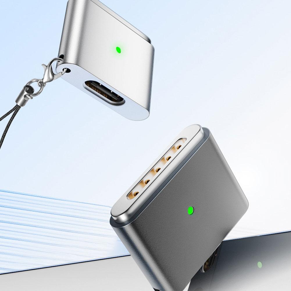 USB Type-C на MagSafe Магнитный кабель-преобразователь для зарядки Ноутбука для MacBook Pro для Air 100 Вт МАКС. для M1/M2/M3/M4