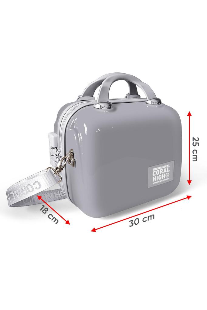 coral high Косметичка PC с рисунком кошки с ремнем на плечо 16899