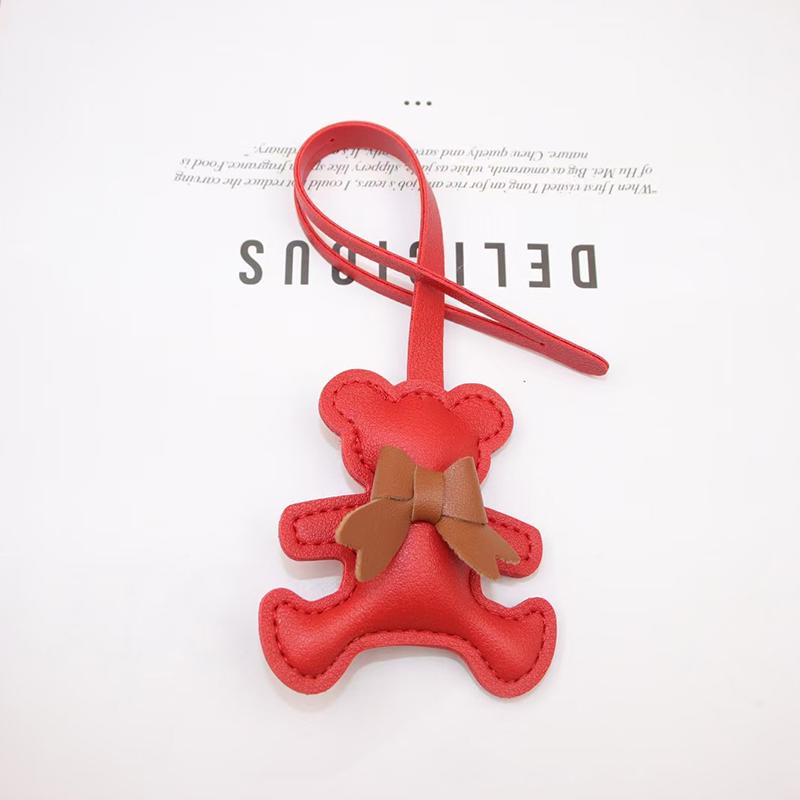 ПУ кожаный брелок милый бант декоративная сумка кулон украшение несколько цветов женщины девушки подарочные аксессуары