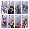 Jojos Bizarre Adventure Silicone Cover For Samsung Galaxy S22 S21 S20 FE Ultra S10 S10E Lite S9 Plus Transparent Phone Case