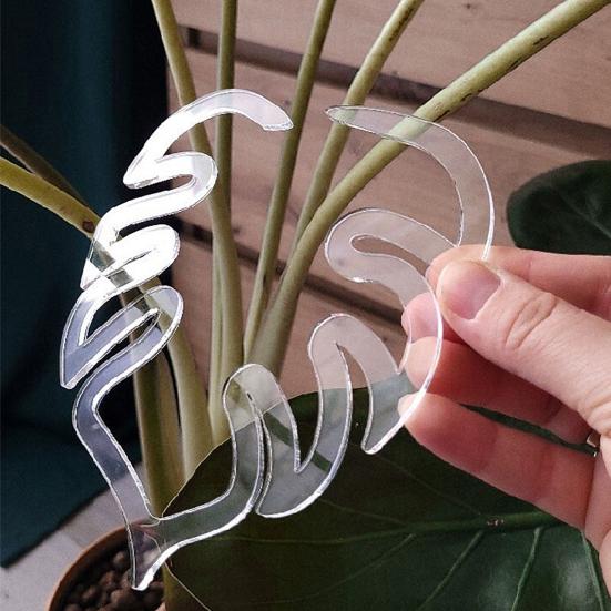 2 шт., монстера, захват, опора для растений, пластиковые подставки для растений, держатель для листьев, растение монстера