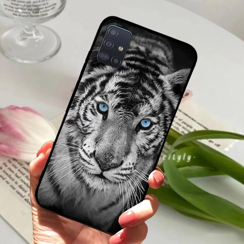 Чехол для Samsung A71 4G 5G Мягкий Силикон ТПУ Задняя крышка телефона Для Samsung Galaxy A Quantum Чехлы A716N Ударопрочный Бампер Fundas