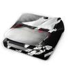 Panda Tekken 8 Gaming Blanket  Flannel Novelty Breathable Throw Blankets for Bedspread Autumn/Winter,