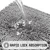 Bathroom Rugs Absorbent Machine Washable Non Slip Chenille Bath Mats Quick Dry Bathmat for Bath Shower Bedroom Door Mat