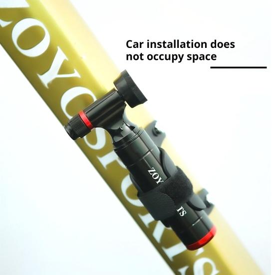 CO2 Bike Tire Inflator with Pressure Gauge 160PSI High Pressure Aluminum Alloy Portable MTB Road Mountain Bicycle CO2 Air Pump