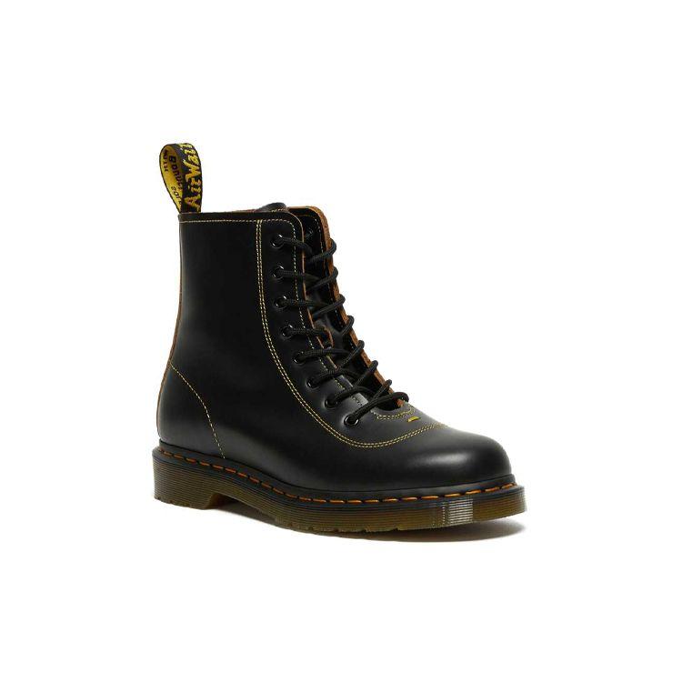 Dr. Martens Pharsmond Кожа Винтажные Гладкие Короткие Ботинки Унисекс ботинки Черный 26969001
