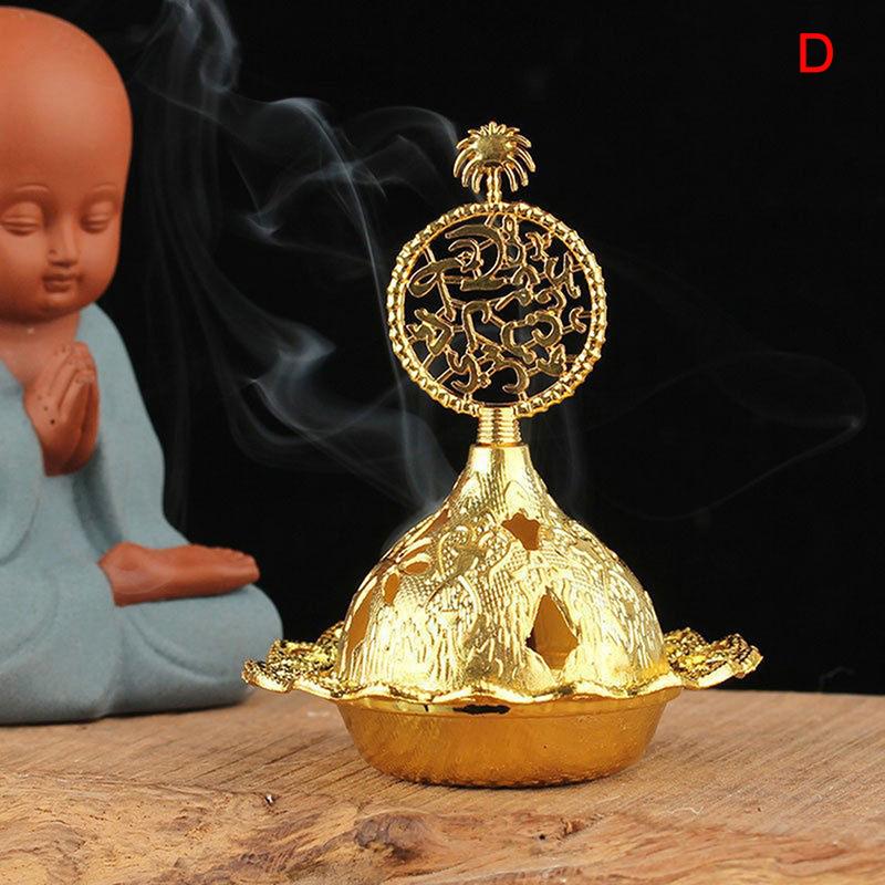 1 шт., курильница, полая золотая башня, масляная горелка, держатель для курильницы в арабском стиле для дома