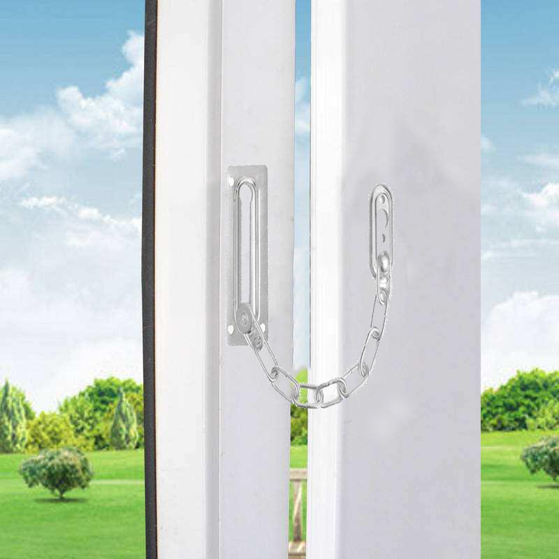 Замок-цепочка для двери из нержавеющей стали против взлома, ограничитель цепочки высокой безопасности для отеля