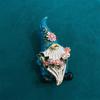 Cloisonné Vintage Dwarf Brooch: Fairy Tale Character Pin & Anti-Exposure Corsage Accessory