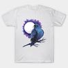 T Shirt Women Beautiful Raven Bird Harajuku Print Kawaii Tshirt Summer Short Sleeve Female T-Shirt Top Tee