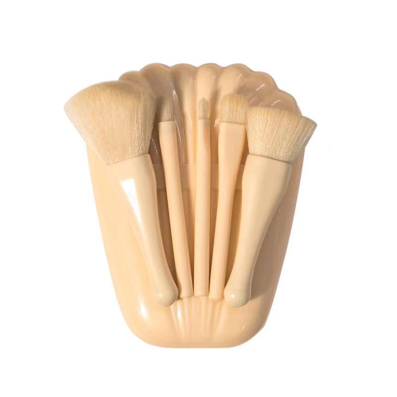 5Pcs  Makeup Brushes Set Shadow Box and Mirror Foundation Brush Blending Powder Eye MakeUp Brush Woman Cosmetic Beauty Tool