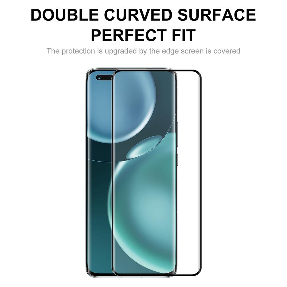 ENKAY HAT PRINCE 2Pcs/Set for Honor Magic4 5G/Magic4 Ultimate/Magic4 Pro 3D Curved Side Glue Tempered Glass Support Fingerprint Unlock