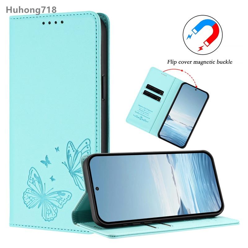 For TCL K23 K24 P10 T506D T509K T5094 T603DL T608DL Magnetic Flip Leather Case Coverage Shockproof Cover Wireless Charging Card Slot Holder