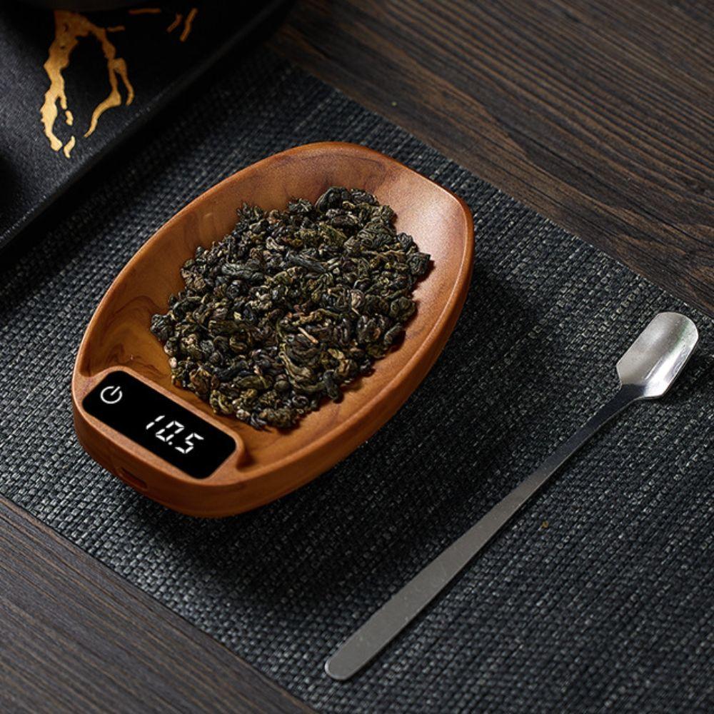 Touchscreen Electronic Tea Scale Tortoise Shell Pattern Digital Scale Coffee Scale Cooking