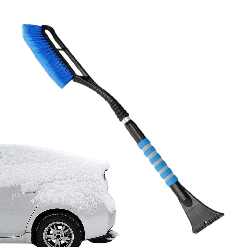 Скребок для льда 36-дюймовая выдвижная лопата Эргономичная рукоятка Съемная щетка для снега и скребок для льда для автомобилей Грузовиков Внедорожников Окон Крыши Стекол