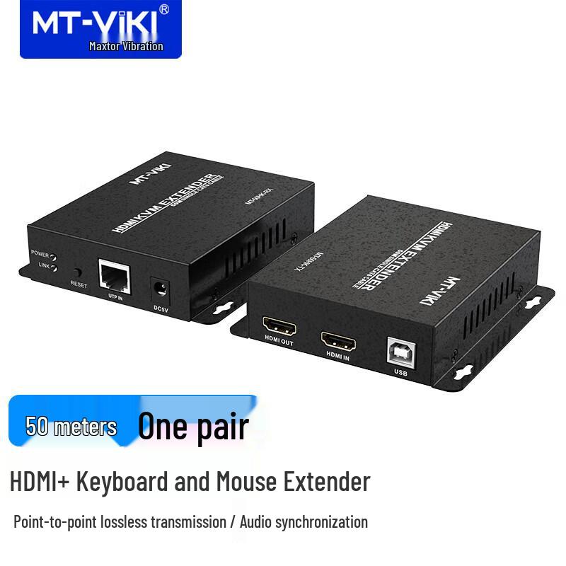 MT-viki 50м HDMI USB KVM Ethernet удлинитель