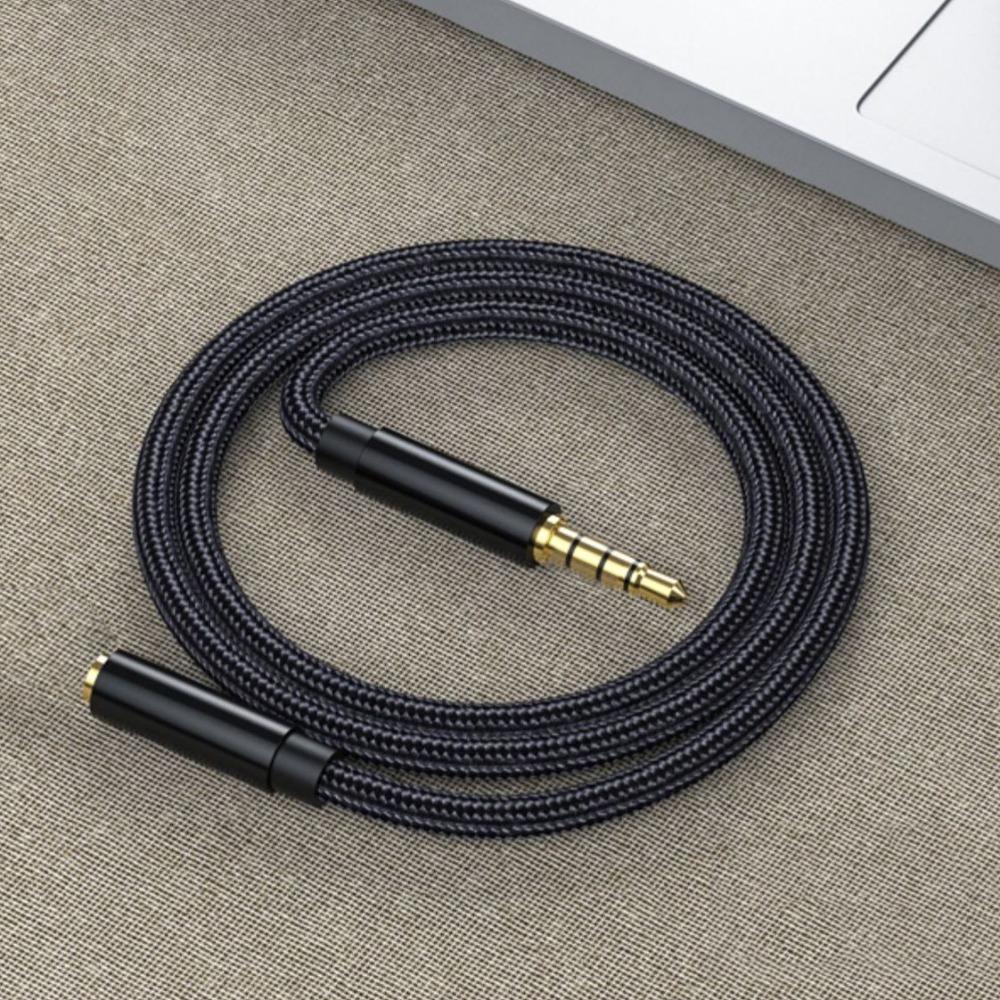 Cord Male To Female 3.5mm Audio Extension Cable AUX Cable Data Connection Cable Headphone Cord