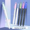 C3370 Creative Rotating Gel Pen with Quick-Dry Ink and Frosted Macaron Cap for Students