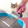 Лопата для кошачьего туалета Лоток для домашних животных Лопата для песка Отверстие для подвешивания песка Маленькие отверстия Лопата для кошачьего туалета Инструмент для чистки котят