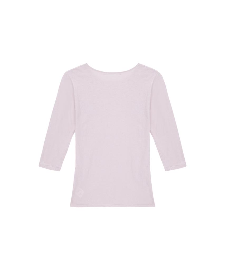 LEI AVERY Basic Cotton Sleeveless Slim Fit T-Shirt (Pink)