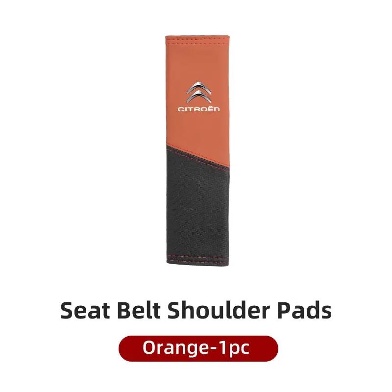 Car Seat Belt Protection Shoulder Pad Spliced Carbon Fibre Strap For Citroen C5 C1 C2 C6 C4L DS3 DS4 DS5 C-Elysee Grand Berlingo ajx256