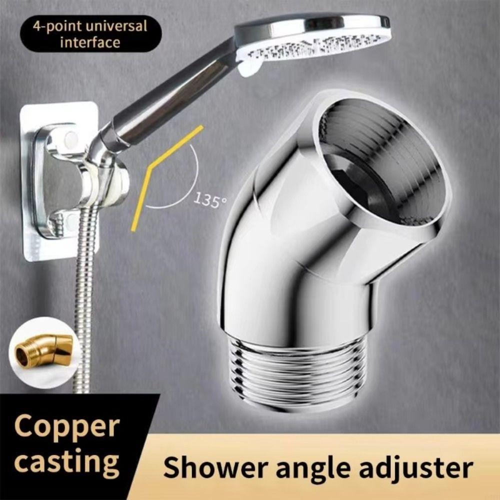 2 шт. Простой в использовании регулятор угла 135 градусов Универсальный порт Фильтрация Ручная душевая лейка Отель