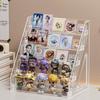 Acrylic Organizer Pen Holder Clear Marker Storage Desk Pencil Holder Organizer Makeup Brush Holder Divider Stationery Organizer