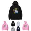Printed Game Fortnite Sleep Eat Fortnite Repeat Casual Long Sleeve Hoodie Cotton