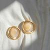 Luxury Design Stud Earrings Gold Color Pearl Earrings Stud  Gifts for Women