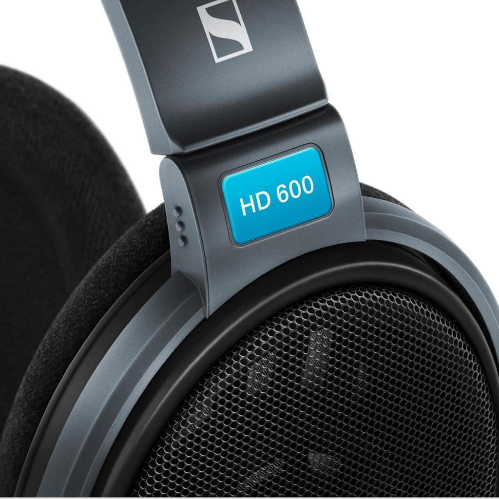 Sennheiser HD 600 Wired Open-Back Over-Ear Headphones Audiophile Metal Mesh Cover Black