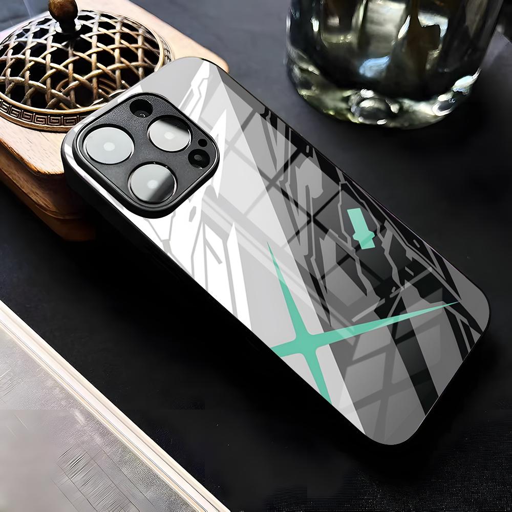 Чехол для телефона X-Xenoblade C-Chronicles Для IPhone 17 Air 16 E Pro Max 15 14 13 Mini 12 Pro 11 Max Plus Черное Стеклянное Покрытие