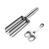 Meatball Maker Stainless Steel Meatball Mold Meatball Baller Scoop Manual Portable Handle Non-Stick Easy Clean Meatball Maker Tool For Cookie Dough