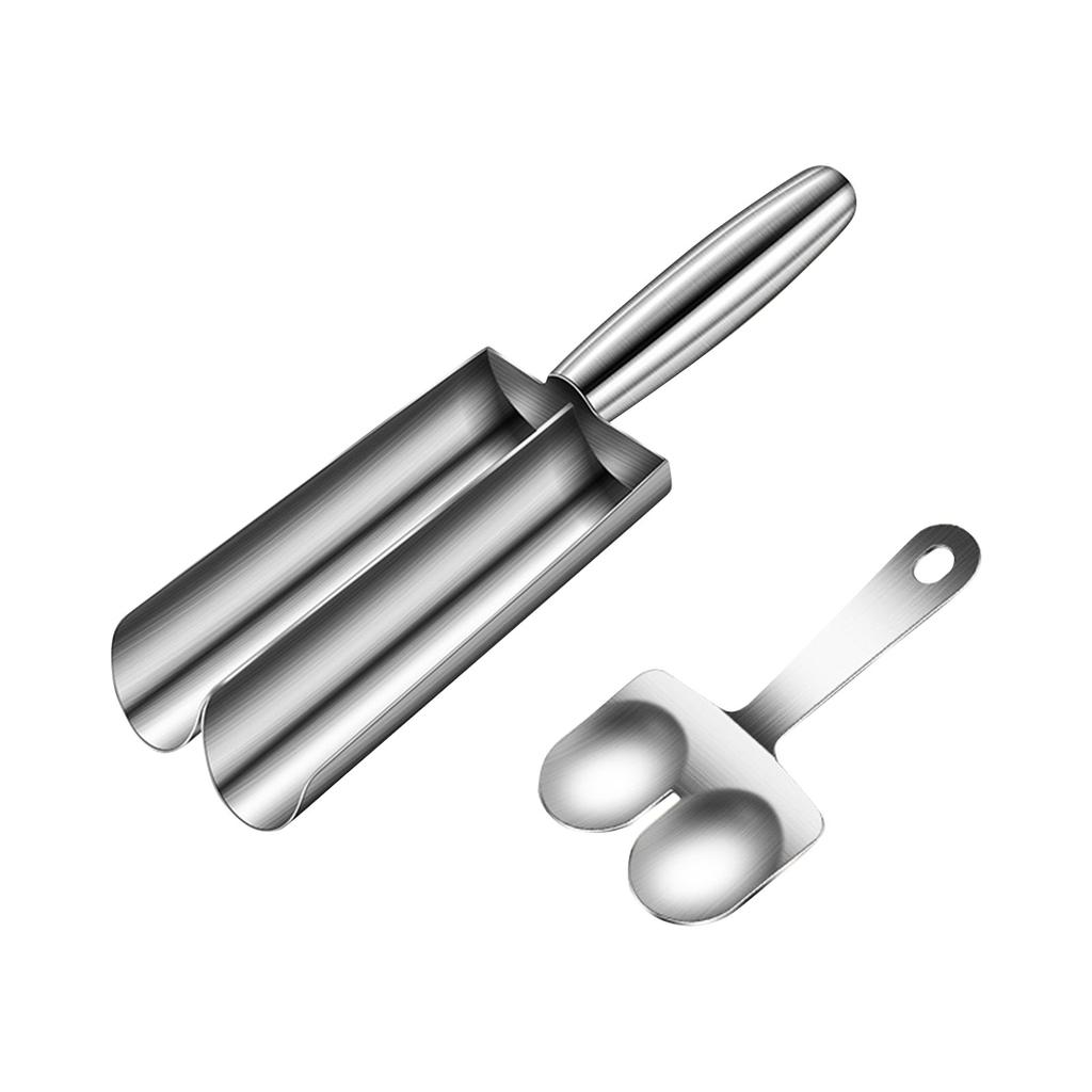 Meatball Maker Stainless Steel Meatball Mold Meatball Baller Scoop Manual Portable Handle Non-Stick Easy Clean Meatball Maker Tool For Cookie Dough