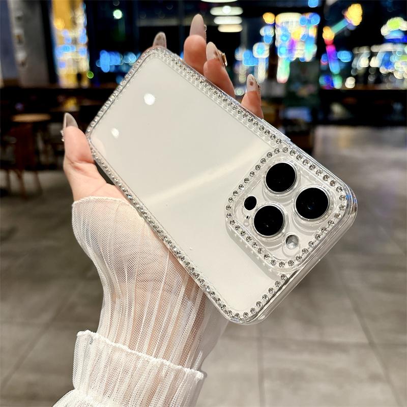 Модный блестящий чехол TPU для iPhone 16, 15 Pro Max, 14 Plus, 13, 12, 11, чехол для телефона Samsung Galaxy A56, A55, A36, A35, A26, A25, A16, A15, A54, A34, S25, S24, чехол