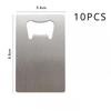 10/20Pcs Stainless Steel Beer Bottle Opener for Wallet and Pocket Restaurant/Bar DIY Card Shape Mini Bottle Opener Wedding Gift 6