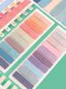 Morandi 60-Color Transparent Sticky Notes - Retro, Self-Adhesive, Compact Index Tabs In Stock
